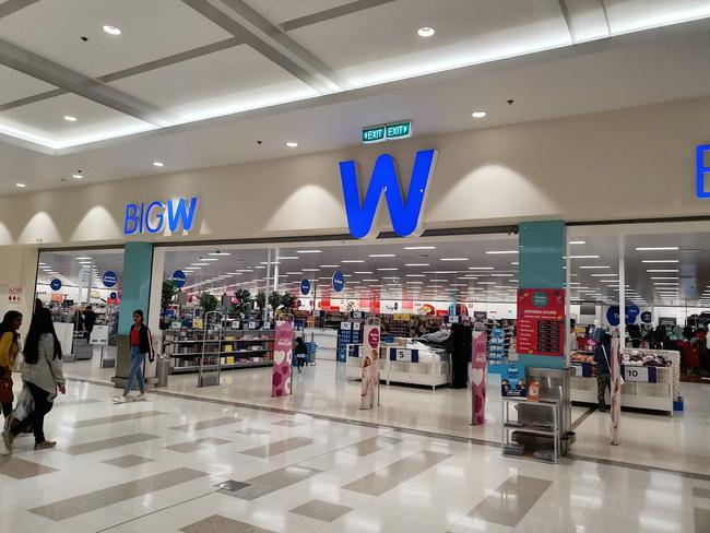 Fire crews worked quickly to clear the smoke from Pacific Werribee Big W and took control of the scene.