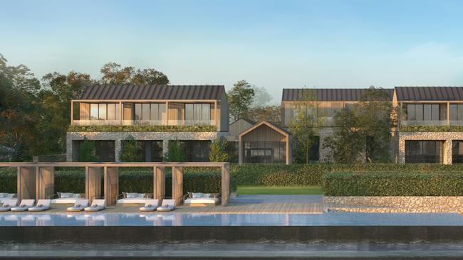 Artist's impression of the proposed $30m hotel at Wirra Wirra in McLaren Vale.