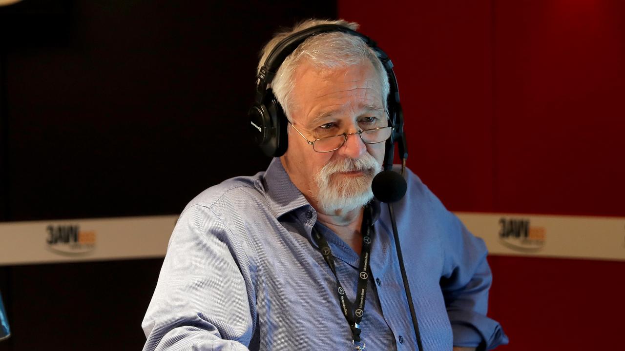 Neil Mitchell in studio. Photo: Stuart McEvoy for The Australian.