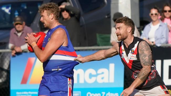 MPFNL footy Div 2 Preliminary Final. Mornington player Jackson CalderSP. Picture: Valeriu Campan