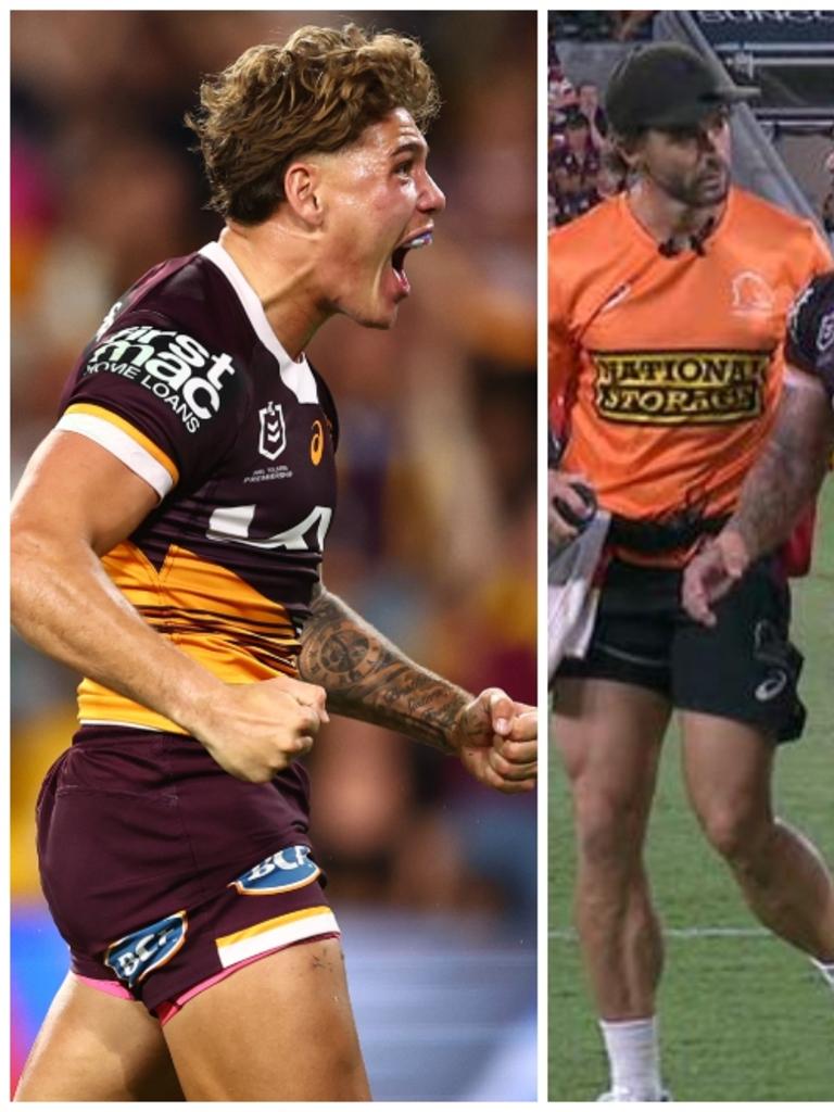 NRL 2024: Adam Reynolds injured as Brisbane Broncos defeat South Sydney  Rabbitohs, highlights, result, Reece Walsh stats, Latrell Mitchell