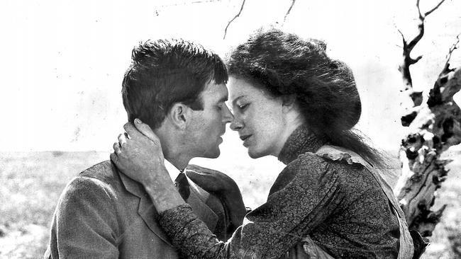 Actors Judy Davis and Sam Neill, in the 1979 film My Brilliant Career.