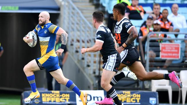 Jordan Rankin is the other option for the Eels’ halves. Picture: Gregg Porteous/NRL Photos