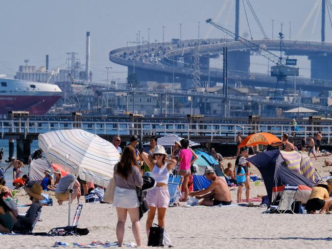 Beach days are on the cards for Melburnians this week. Picture: Luis Ascui