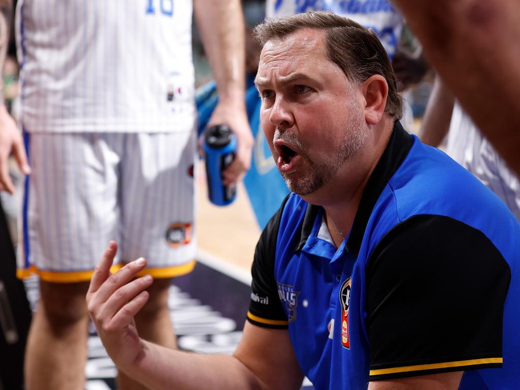 Bullets coach Justin Schueller didn’t mince his words in a fiery, but fair, assessment of his team. Picture: Getty Images