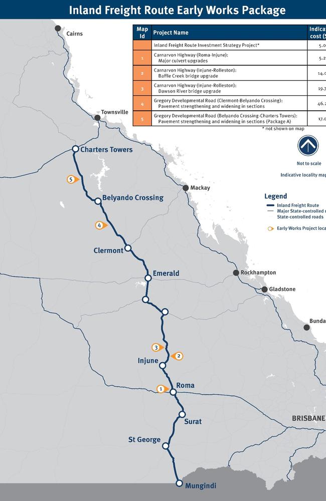 The Inland Freight Route.