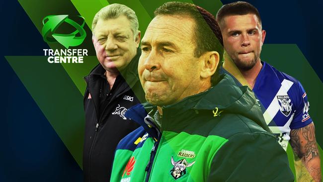 Ricky Stuart and Phil Gould feature in the NRL Transfer Centre.