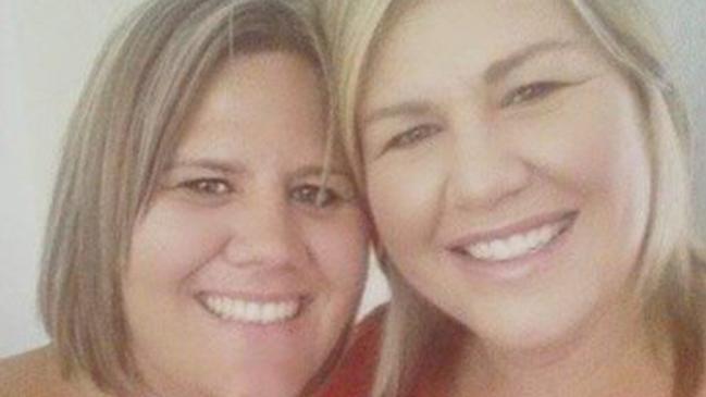 Alison Starke, who lived with a brain tumour for 10 years before she was diagnosed with breast cancer, with her sister Danyelle. Picture: Supplied