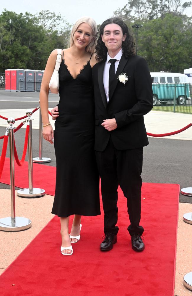 Alice Heinmarsh and Jack Whatham at Pacific Lutheran College 2023 formal. Picture: Tegan Annett