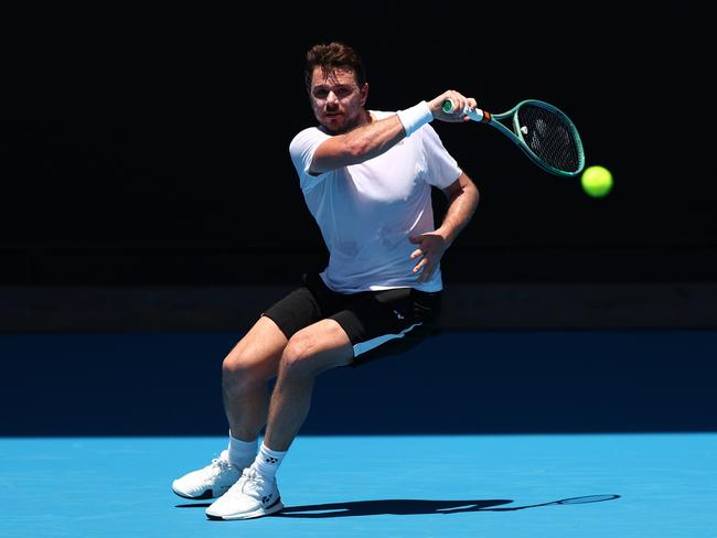 Stan Wawrinka is one of only two former champions in the men’s draw at the Australian Open. Picture: Graham Denholm/Getty Images