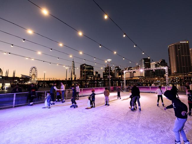 Attractions and events like the Darling Harbour Winter Festival in Sydney will be on. Picture: Supplied