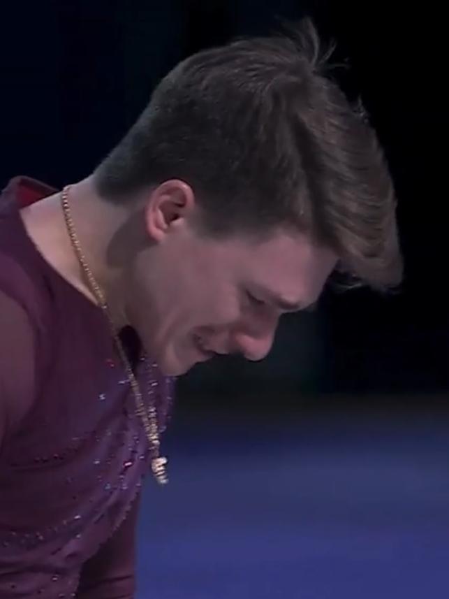 Maxim Naumov was overcome with emotion.