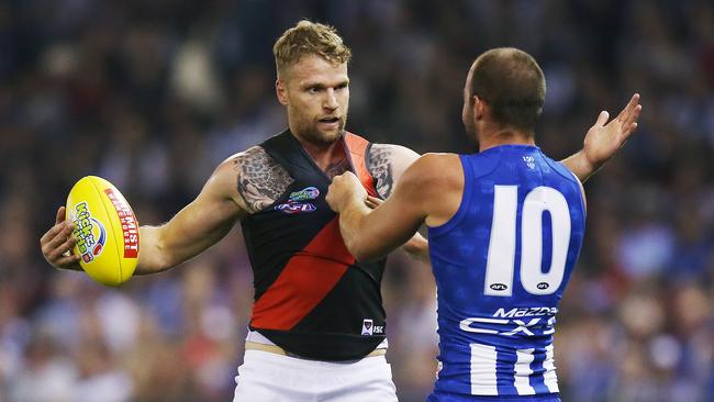 The North Melbourne and Essendon rivalry is real. Picture: Getty Images