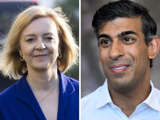 The race to be UK prime minister is down to Rishi Sunak and Liz Truss