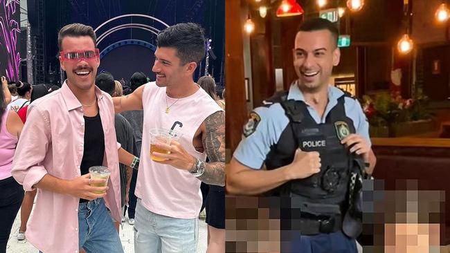 A composite image of Jesse Baird, Luke Davies, and their alleged murderer Beau Lamarre-Condon. Picture: Supplied