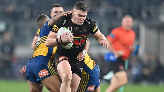 Liam Martin has been inspired by his late brother’s work ethic. Picture: Grant Trouville/NRL Photos