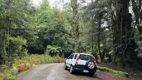 Belgian tourist Celine Cremer’s car was found on Tuesday. Picture: Tasmania Police