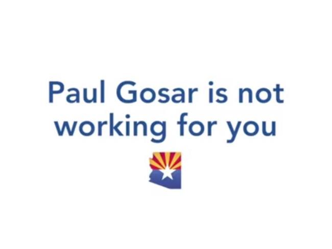 Conservative candidate Paul Gosar has been attacked by six of his siblings with a series of TV commercials designed to dissuade viewers from voting for him. Picture: YouTube