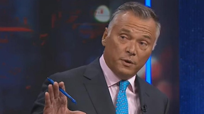 Stan Grant hosting the ABC’s Q+A. Picture: ABC