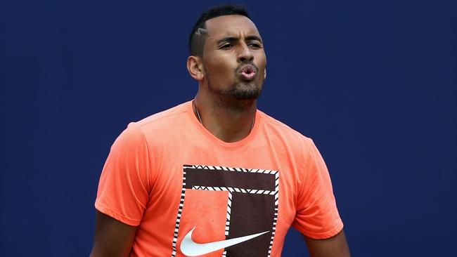 Nick Kyrgios has revealed he’s in top shape ahead of an assault on the British grass court season. Picture: James Chance/Getty Images