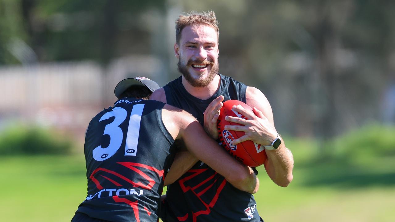 Ben McKay has come to hopefully help create a more stout backline at the Bombers. Picture: Brendan Beckett