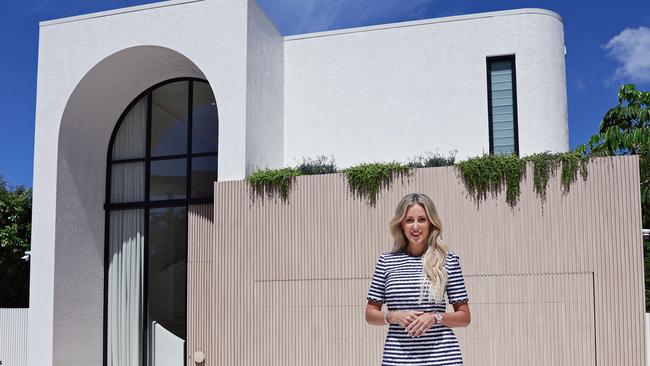 Roxy Jacenko at the home in Cronulla she was giving away to one of her online course participants. Picture: Sam Ruttyn