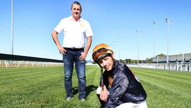 The new Gold Coast course proper track will be nursed through the Magic Millions carnival. Picture: Glenn Hampson