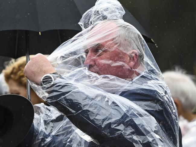 CANBERRA, AUSTRALIA, NewsWire Photos. AUGUST 18, 2023: Shadow Minister for Veterans' Affairs Barnaby Joyce at the commemorative service to mark the 50th anniversary of the end of Australia's involvement in the Vietnam War on ANZAC Parade in Canberra. Picture: NCA NewsWire / Martin Ollman