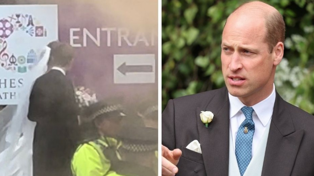 Drama unfolds at William-attended wedding