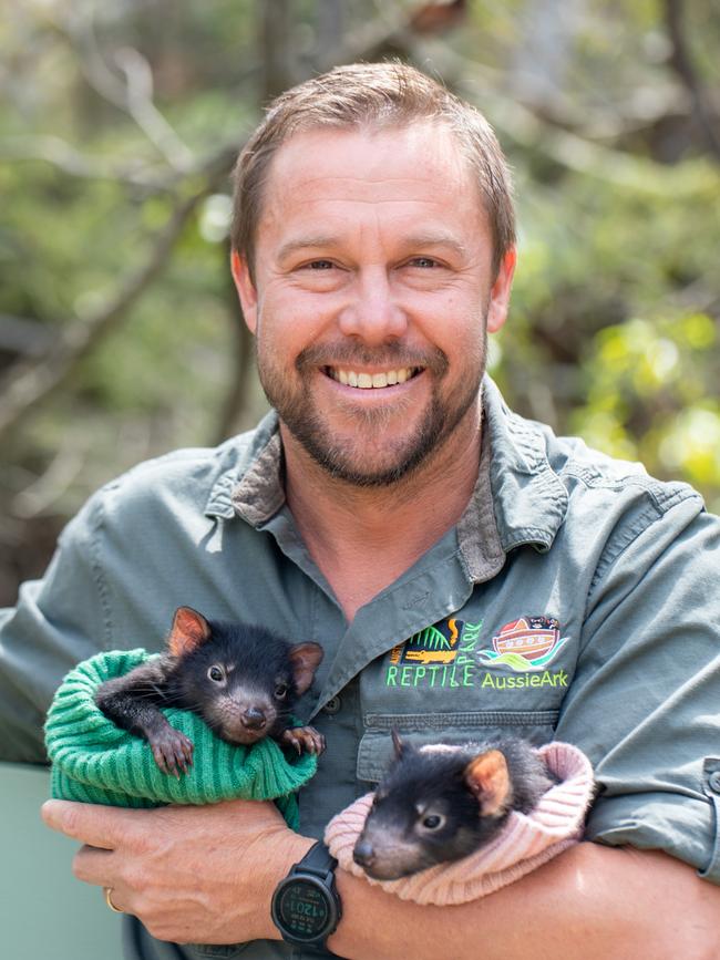 Australian Reptile Park &amp; Aussie Ark Director, Tim Faulkner.