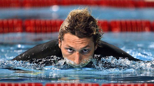 Thorpe inexplicably found himself thrust into the spotlight when his confidential medical records were reported by L’Équipe Picture: AFP PHOTO LLUIS GENE