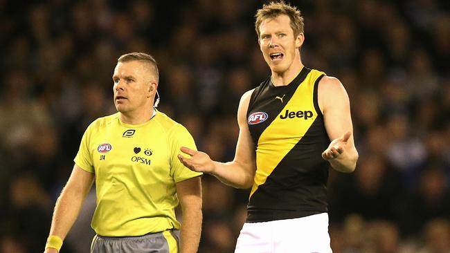 We weren't impressed by Jack Riewoldt’s song choice. Picture: Wayne Ludbey