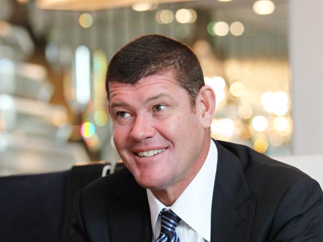 01/08/2012 NEWS: James Packer photographed in the Crystal Club at Crown Towers in Melbourne. Pic. Aaron Francis