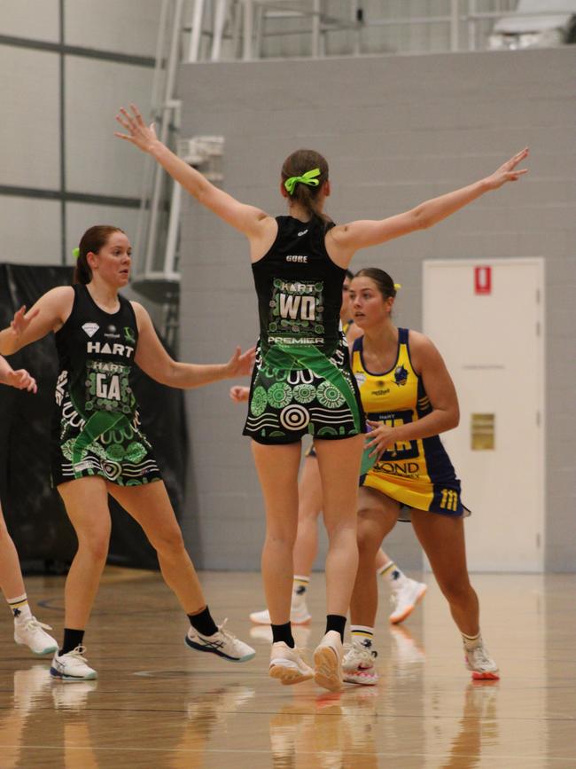 HART Sapphire Series round 1 2024 (Ruby) Darling Downs Panthers v Bond University Bull Sharks Netball