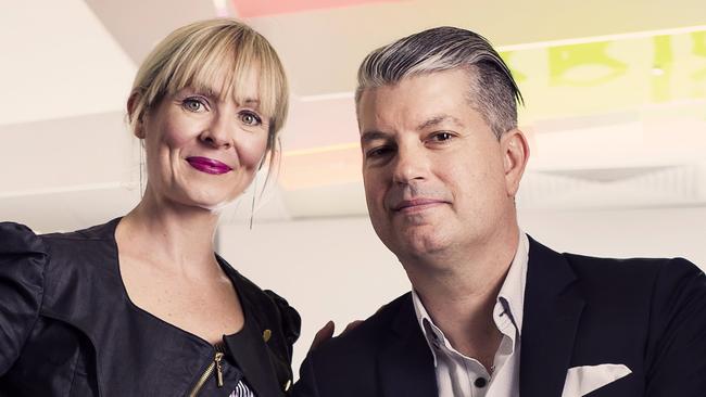 Kara Chiconi and Jason Bird - they work together at Luxxbox and are husband and wife - for the Good Company section of Queensland Business Monthly. Photo Mark Cranitch.