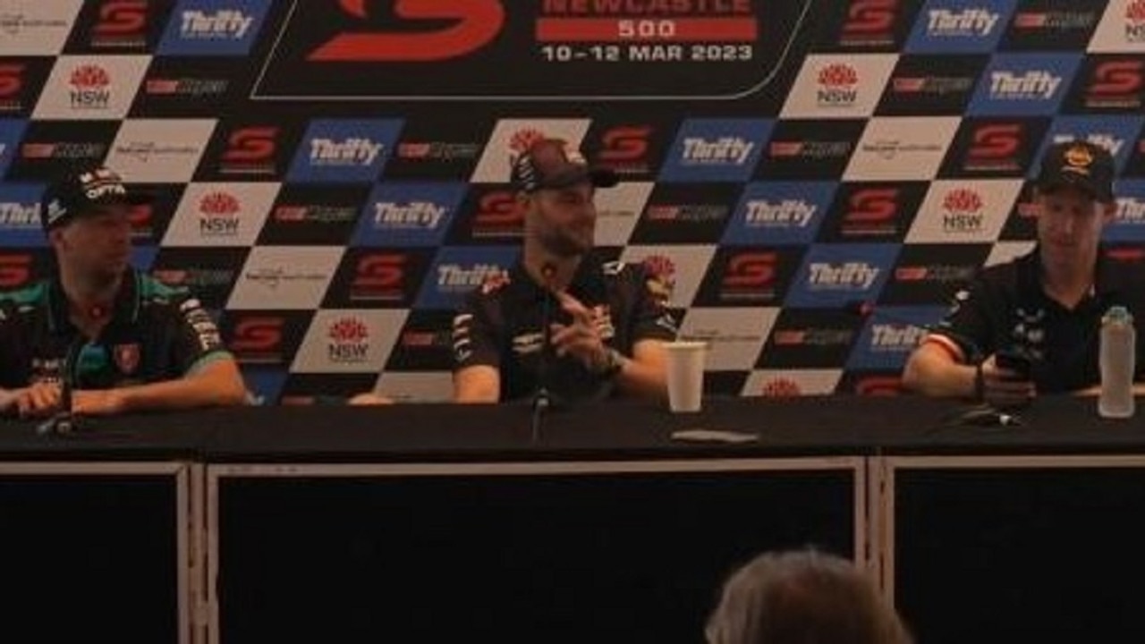 Shane van Gisbergen criticized for refusing to answer questions in awkward press conference
