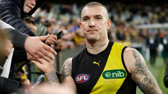 Martin produced a starring display to help the Tigers to victory. (Photo by Michael Willson/AFL Photos via Getty Images)