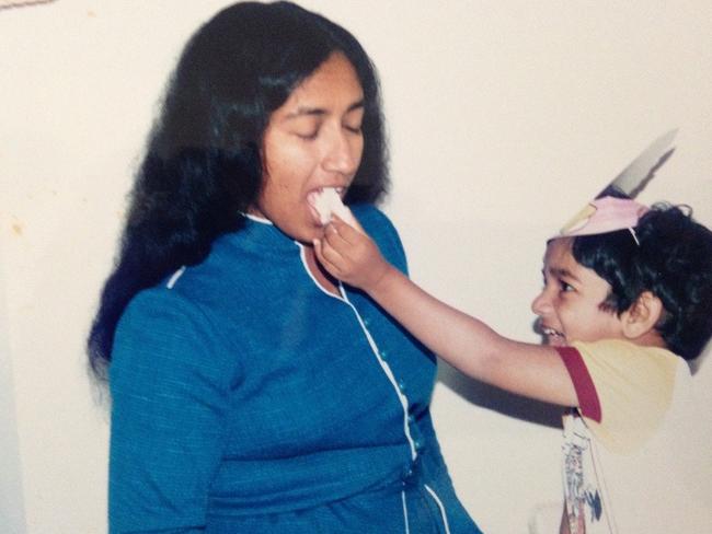 Dr Prince, pictured as a child, says his mother is his inspiration. Picture: Facebook