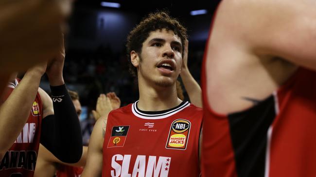 LaMelo Ball has taken the NBL by storm with his eye-catching play. Picture: AAP