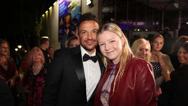 Peter Andre and Charlotte Stent at the JAFAICAN premiere with Peter Andre at Gold Coast Film Festival at HOTA. Picture, Portia Large.