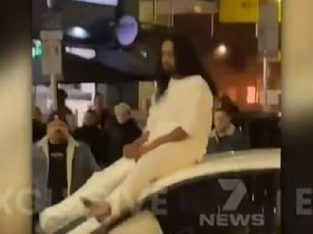 Footage has emerged of the alleged driver arrested after a fatal crash in Melbourne.