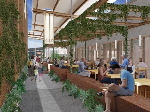 More eateries are planned for City Lane. Picture: Lancini Property Group