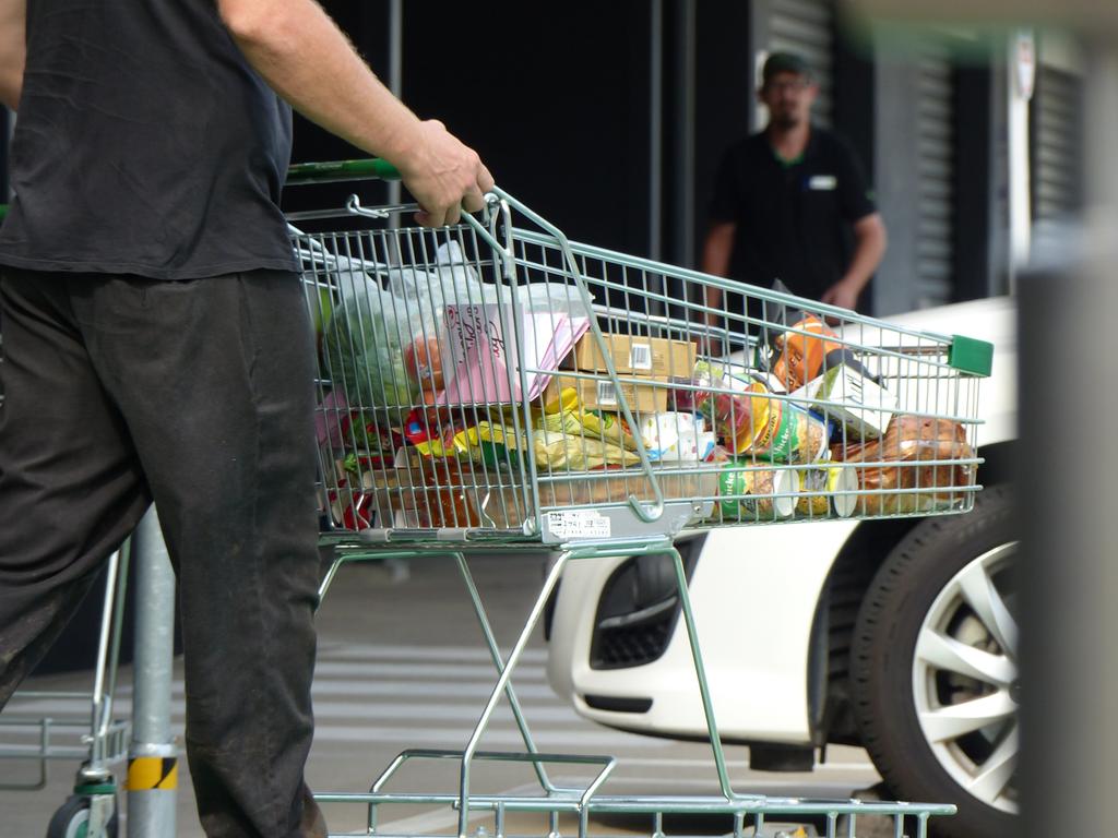 A quarter of Australians feel ‘stressed or anxious about having enough food on the table’, research found earlier this year. Picture: Blair Jackson