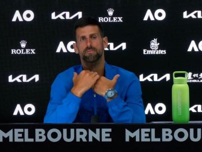 Djokovic explains interview boycott