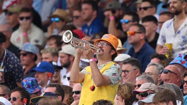 The best English crowd is a silenced one, and Australia brought them back into the game. Picture: Getty Images