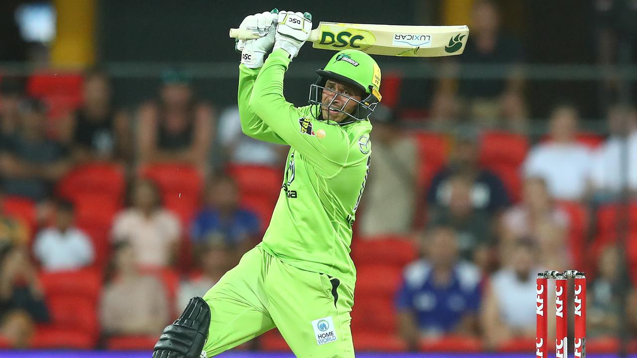 Can Usman Khawaja carry his red-hot form into BBL11 with Sydney Thunder. Picture: Chris Hyde/Getty Images)