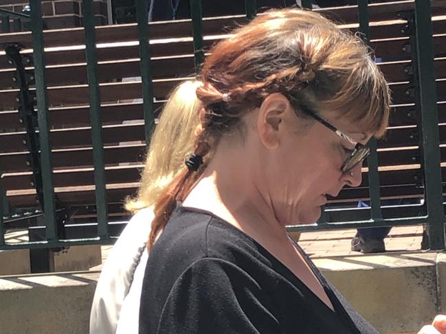 Kathryn Michelle Baker, 42, of Newport, outside Manly Local Court on Wednesday where she was convicted of high range drink driving after blowing five times over the limit. Picture: Manly Daily