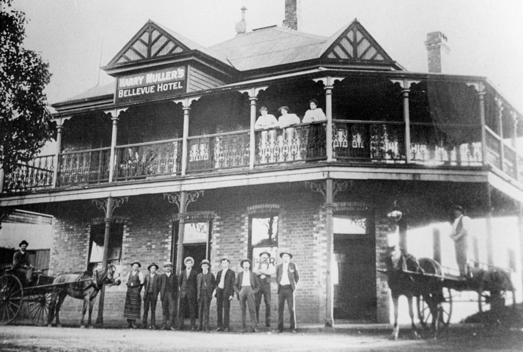 Historic:The Bellevue Hotel, Mort Street The Chronicle Archive. Picture: The Chronicle Archive