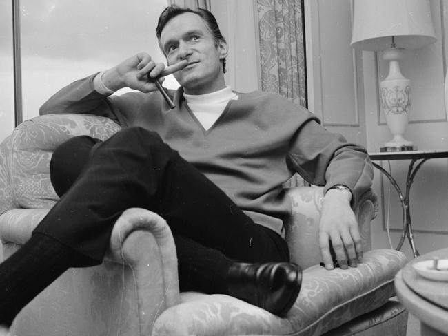 Hefner during a visit to Britain. Pic: John Downing/Express/Getty Images.