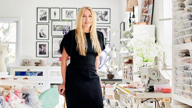 Collette Dinnigan inside her Bowral studio. Picture: Hugh Stewart for Stellar